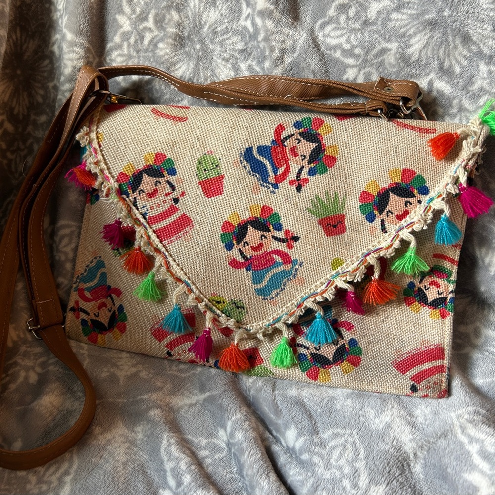Mexican crafted crossbody purse